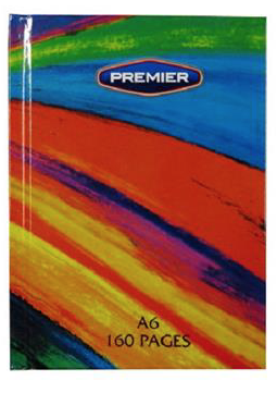 Rainbow A6 160pg Hardcover Notebook